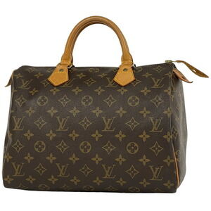 Louis Vuitton Speedy Boston Bag Commuter Handbag Monogram Brown